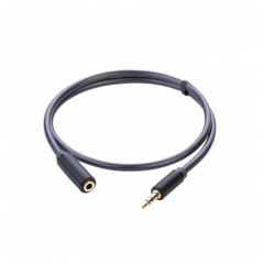 Cable UGREEN AV124 3.5 mm Male to 3.5 mm Female, 1 m (Gray)