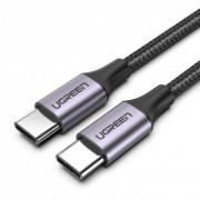 Сable UGREEN USB Type-C to USB Type-C, 1 m (Black/Gray)