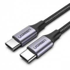 Кабель UGREEN USB Type-C-USB Type-C, 1 м (Чорно-сірий)