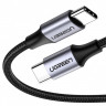 Кабель UGREEN USB Type-C-USB Type-C, 1 м (Чёрно-серый)