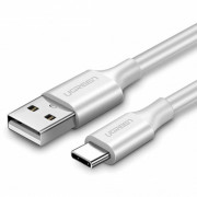 Кабель UGREEN USB Type-C-USB Type-A, 1,5 м (Белый)