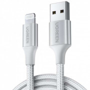 Cable UGREEN USB-A - Lightning, 1.5 м (White)