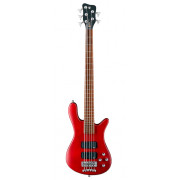 Bass Guitar Warwick RockBass Streamer Standard, 5-String (Burgundy Red Transparent Satin)