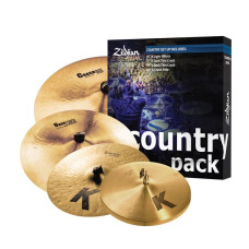 Набор тарелок Zildjian Country Music Pack (15" Hi-Hat, 17" Crash, 19" Crash, 20" Crash/Ride)
