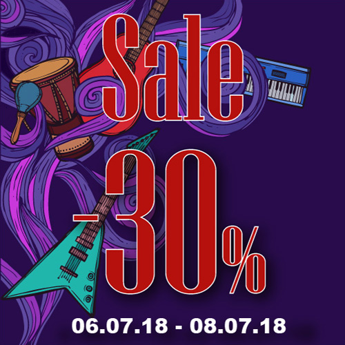SALE:hot summer in Musician stores