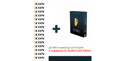 Receive FL Studio Fruity Edition as a gift when you purchase Icon Inspire