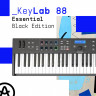 New black version of Arturia KeyLab Essential 88