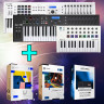 Arturia licensed software for each MIDI keyboard