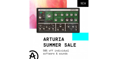 Літній розпродаж Arturia: знижка 50% на окремі програми та звукові банки
