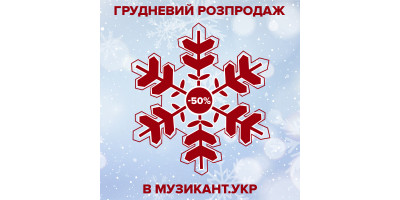 December sale of the best instruments and equipment at Muzykant.ukr