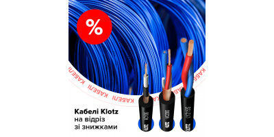 Klotz cut cables at discounted prices