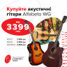 Покупайте акустические гитары Alfabeto серии WG со скидкой до -40%!