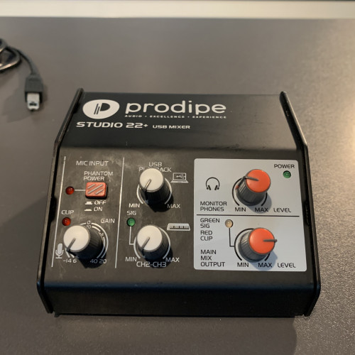 Prodipe Studio 22+: the benefits of impeccable sound quality