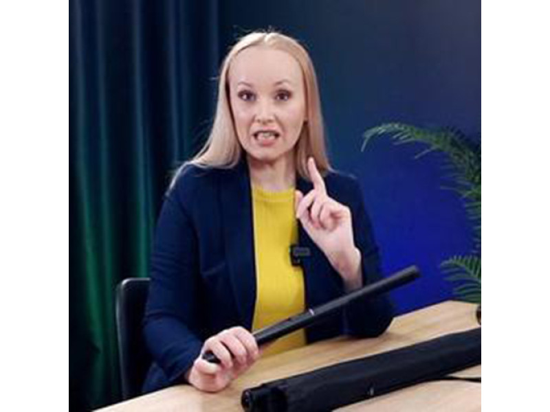 Nadiia Bondarets about the DCM2 shotgun microphone and the BP30A rod holder from CKMOVA