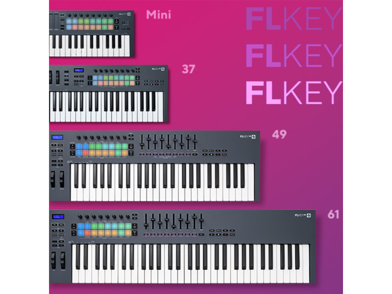 Novelty! Novation's FLkey series MIDI keyboards are now available