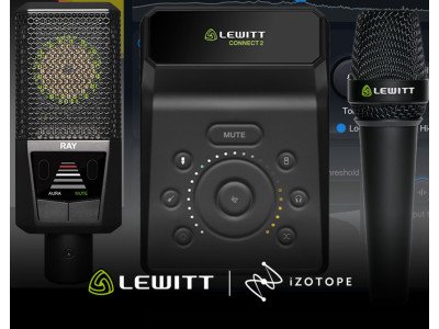 Покупайте LEWITT получайте софт от iZotope в подарок