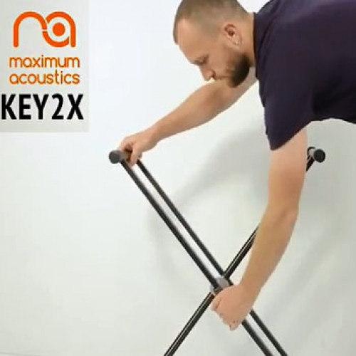 Відео-огляд клавішної стійки Maximum Acoustics KEY2X