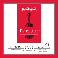 Струна Ре для скрипки D'Addario PRELUDE VIOLIN SINGLE D STRING (4/4 Scale, Medium Tension)