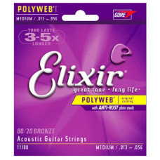 Струны для акустической гитары Elixir AC PW M (13-56)