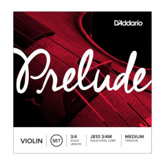 Strings For Violin D'Addario PRELUDE VIOLIN STRING SET (3/4 Scale, Medium Tension)