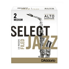 Alto Saxophone Filed Reeds Rico Select Jazz 2 Medium