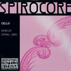 String D For Cello Thomastik Spirocore (4/4 Size, Medium Tension)