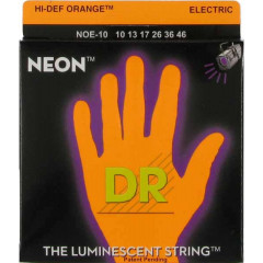 Electric guitar strings DR NOE-10 NEON Hi-Def (10-46) Medium