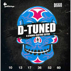 Струны для электрогитары Gallistrings D660 (.010-.060), D-Tuned, Steel/Nickel