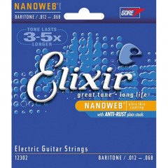 Струни для електрогітари Elixir EL NW B (12-68)