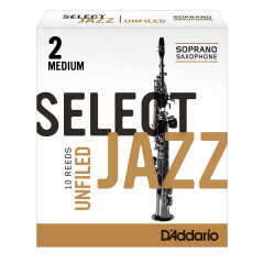 Трости для альт-саксофона Rico Select Jazz 2 Medium, набор 10 шт.