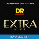 Electric guitar strings DR BKE-10 BLACK BEAUTIES (10-46) Medium