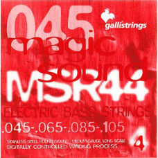 Струны для бас-гитары Gallistrings MSR44 (.045-.105), Magic Sound, MEDIUM, Stainless Steel