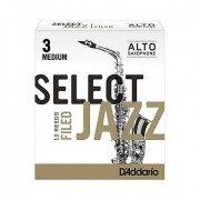 Alto Saxophone Filed Reeds Rico Select Jazz 3 Medium