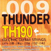 Electric guitar strings Galli Thunder Hunter TH190 (09-42) Extra Light