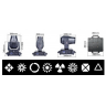 LED Голова Nuoma SM-B3060RS Spot Mixing Wash Moving Head 60W