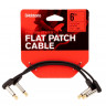 Instrumental Patch Cable D'Addario PW-FPRR-206 Custom Series Flat Patch Cables 6