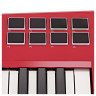MIDI-клавіатура Alesis Vortex Wireless 2 (Червоний)