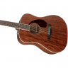 Acoustic guitar Fender PM-1 Dreadnought All-Mahogany With Case (Natural)