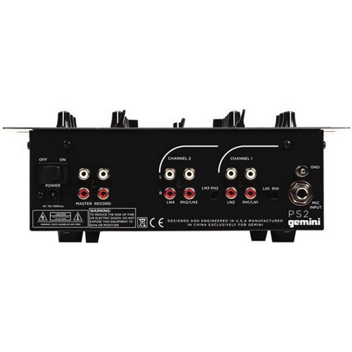 gemini PS1 DJミキサー （Gemini Ps-121x Professional Dj Mixer