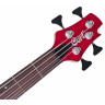 Bass Guitar Cort A4 Plus FMMH (Open Pore Black Cherry)
