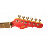 Guitar G&L Legacy (Candy Apple Red.3-ply Tortoise Shell. Rosewood)