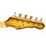 Guitar G&L S500 Semi-Hollow (2-Tone Sunburst, 3-ply Tortoise Shell. Maple)