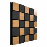 Acoustic panel Ecosound Tetras Acoustic Wood Orange