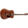 Acoustic guitar Fender PM-1 Dreadnought All-Mahogany With Case (Natural)