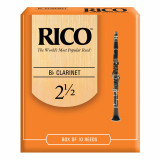 Трости для Bb кларнета Rico серия RICO (набор 10 шт.) #2.5