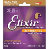 Струни для акустичної гітари Elixir AC NW EL (10-47)