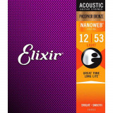 Струни для акустичної гітари Elixir PB NW L (12-53)