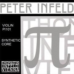 Струни для скрипки Thomastik Peter Infeld (Мі-луджена сталь) (4/4 Size, Medium Tension)