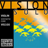 Strings For Violin Thomastik Vision Solo (Aluminum D) (4/4 Size, Medium Tension)