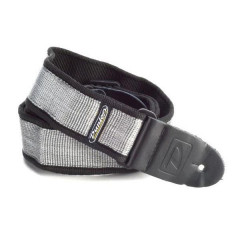 Guitar Strap Dunlop D3818 Classic Glam Silver Strap